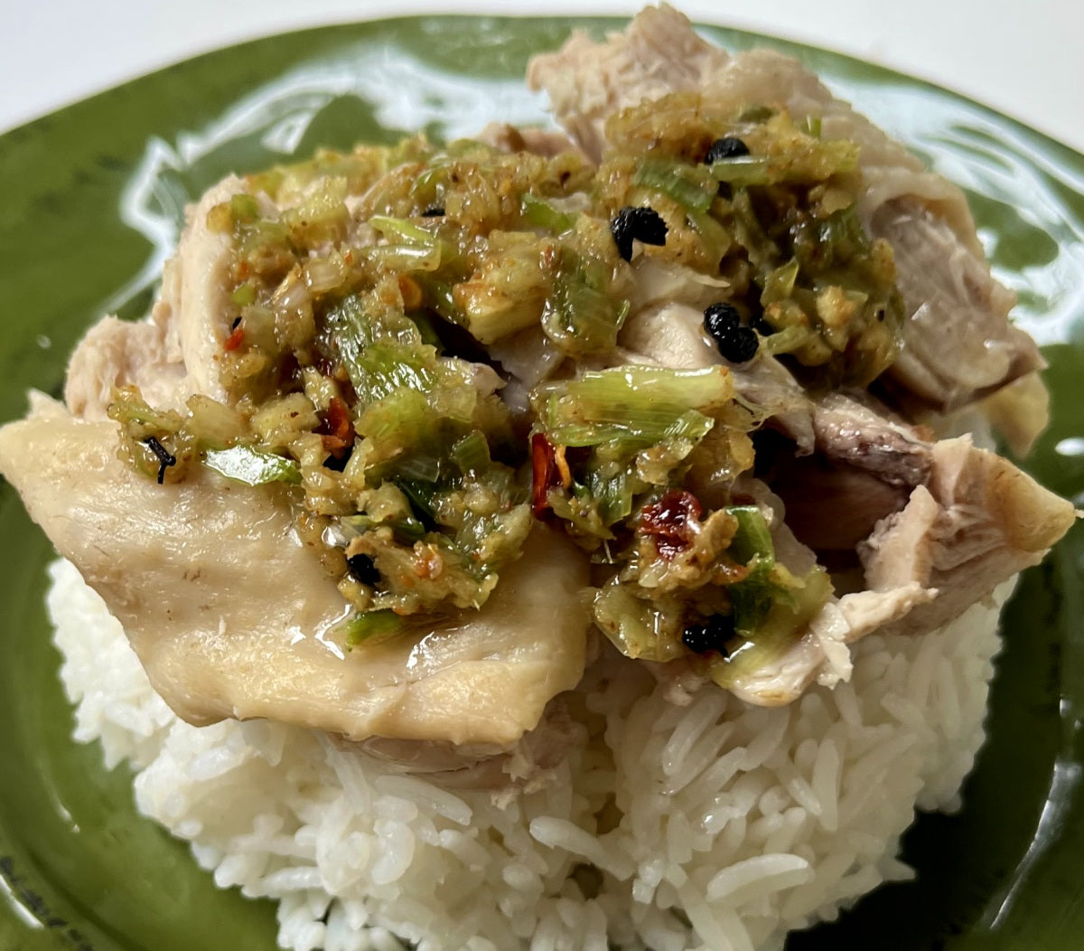 Green Onion Ginger Oil Chicken