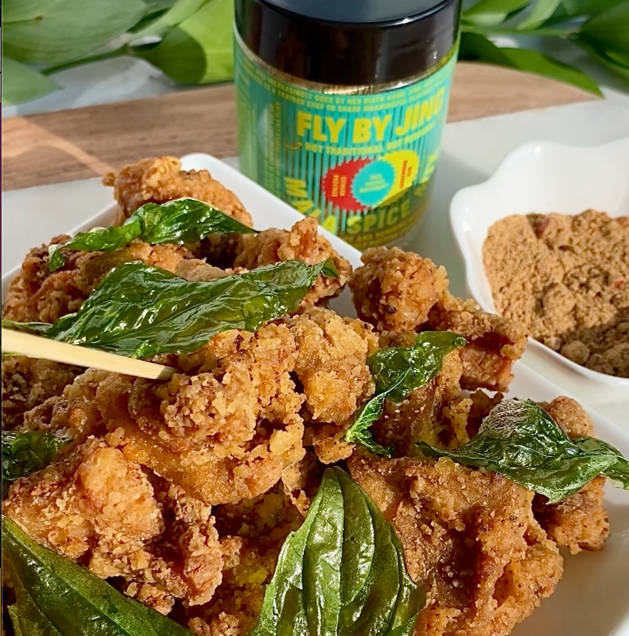 3 Ingredient Mala Spiced Popcorn Chicken