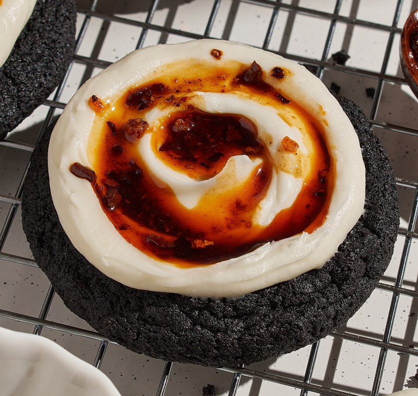 Chocolate Chili Crisp Cookie