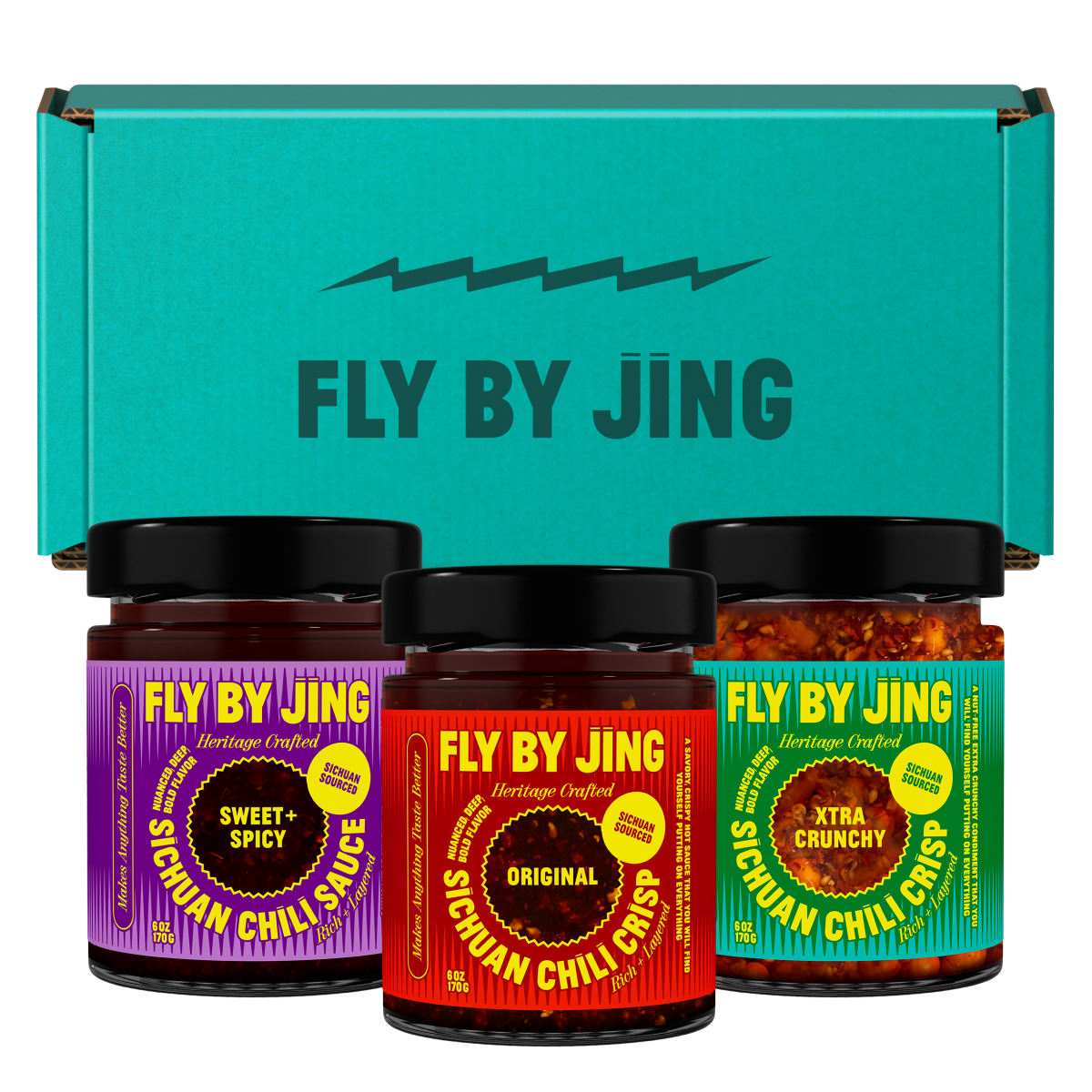 Chili Crisp Hot Sauce Gift Set | Fly By Jing – FLY BY JING Chili Crisp Hot Sauce Gift Set | Fly By Jing – FLY BY JING