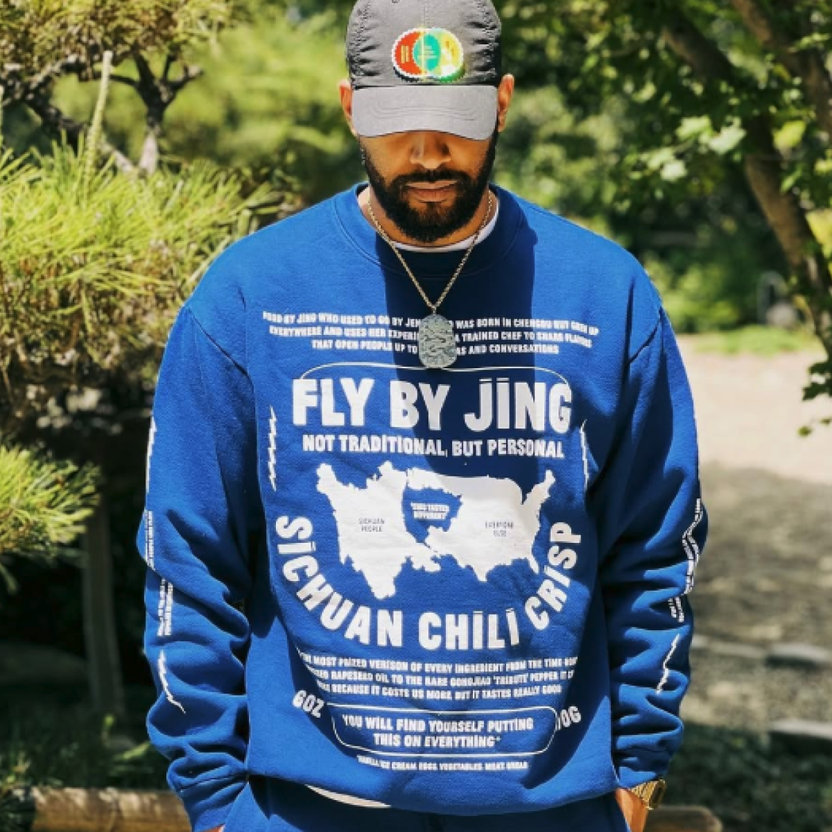 Fly By Jing Blue Sweatshirt